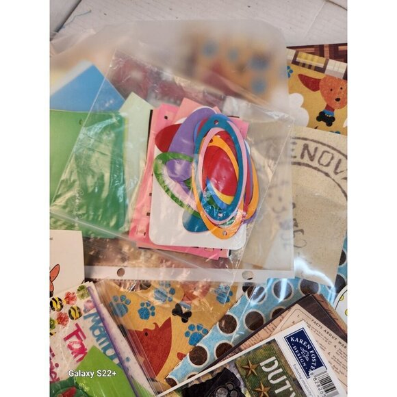 America & Dog-Themed Sticker & Paper Craft Lot Bundle Ephemera Scrapbooking - Picture 15 of 16